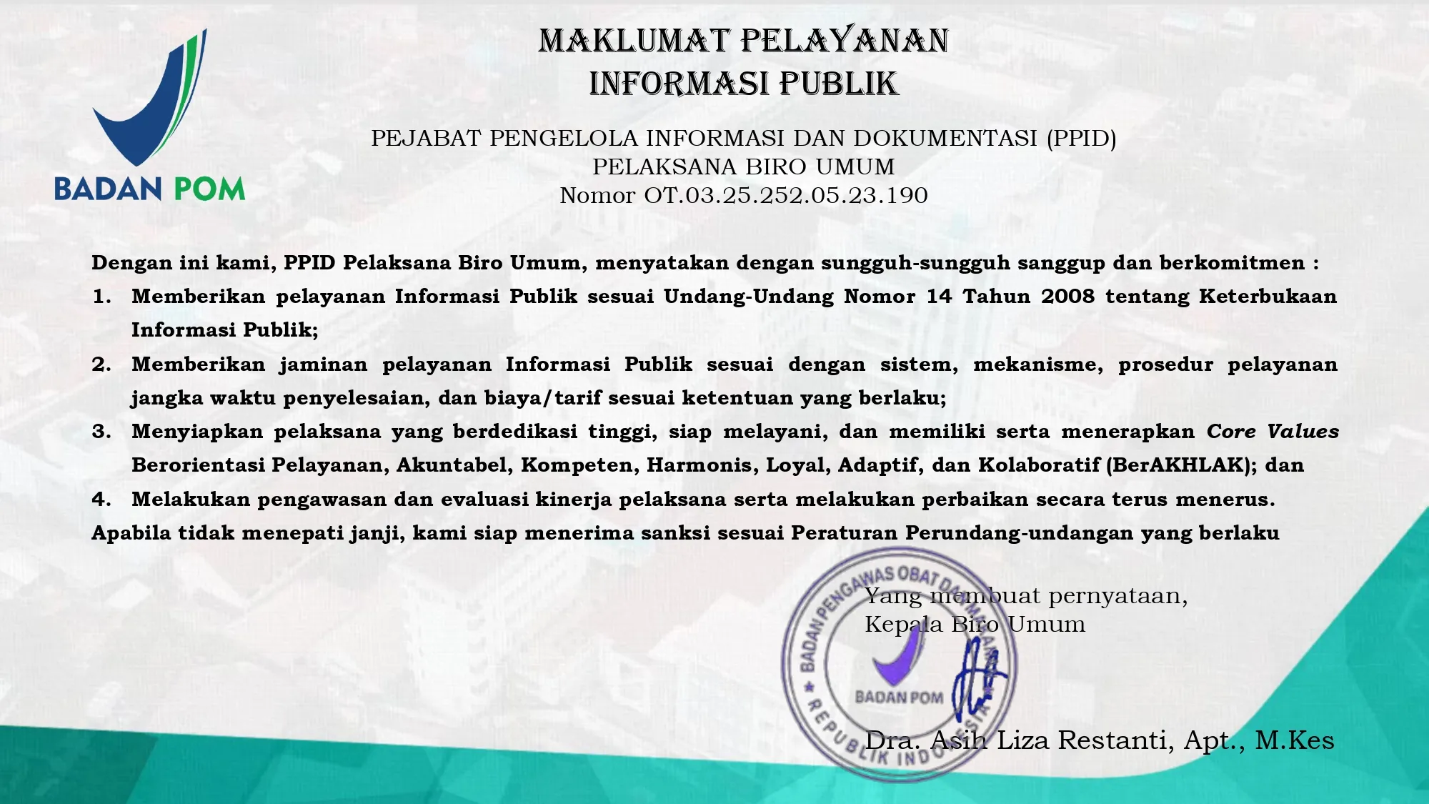 Visi Misi PPID
